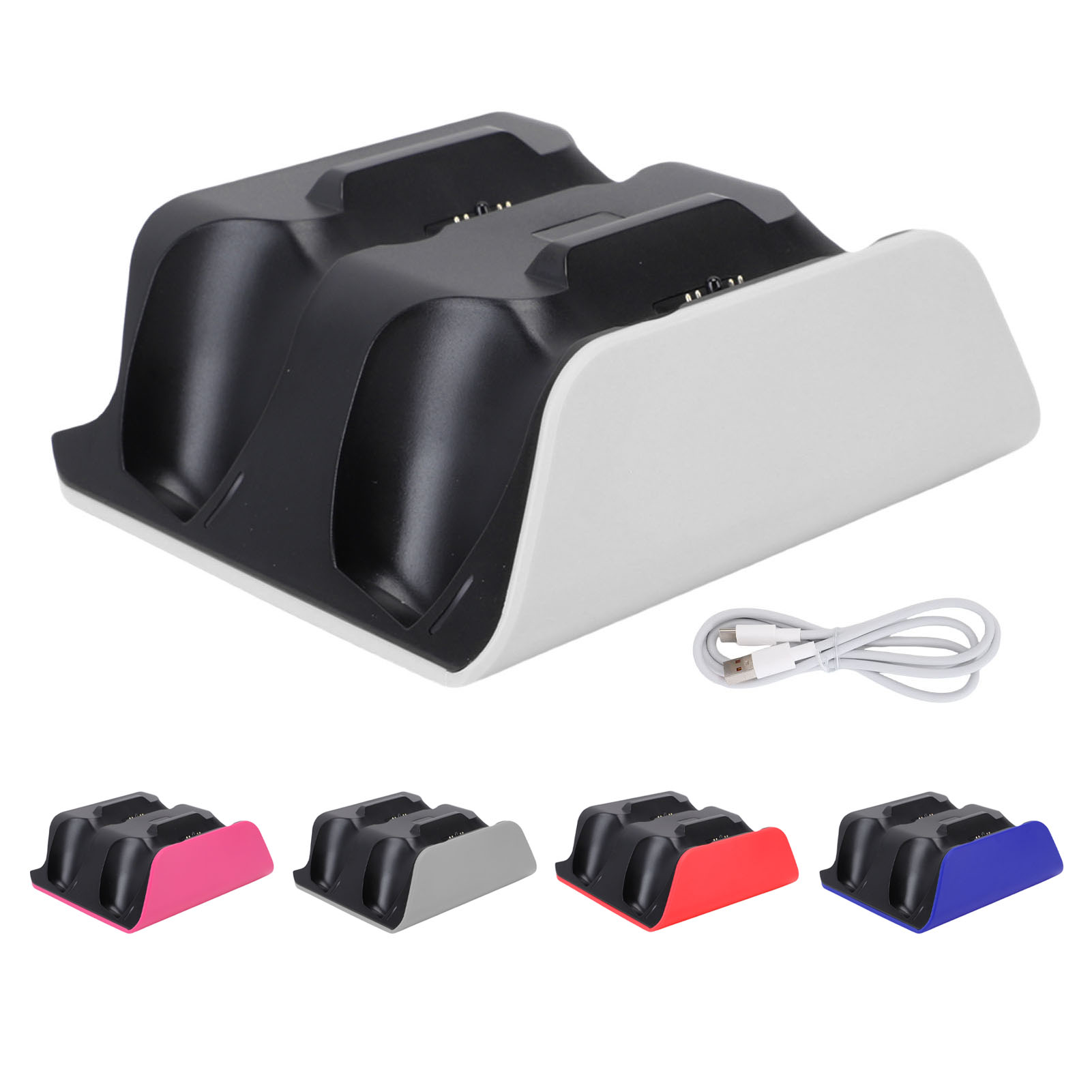 Gaming Console Stand - Stasiun Pengisian Pengontrol Mulus Indikator LED