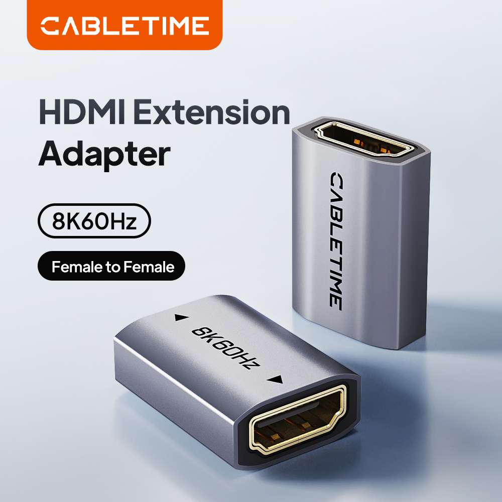 Hdmi Cable 2.1 - CABLETIME 8K60Hz Konverter Kompatibel dengan HDMI