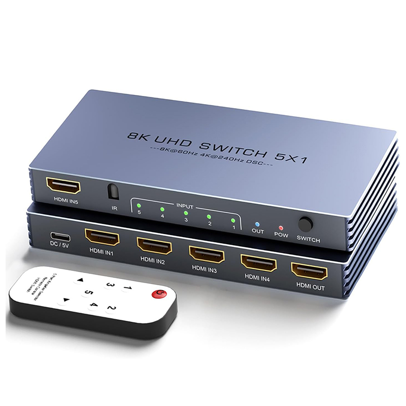 Hdmi Cable 2.1 - Upgrade Baru 8K@60Hz 4K@240Hz HDMI Switch