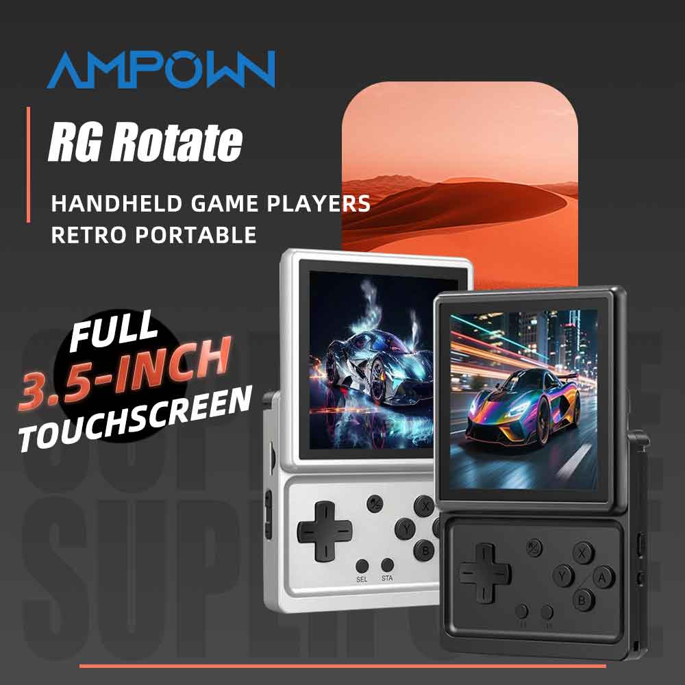 Gaming Console Years - ANBERNIC RG Rotate Konsol Game Genggam