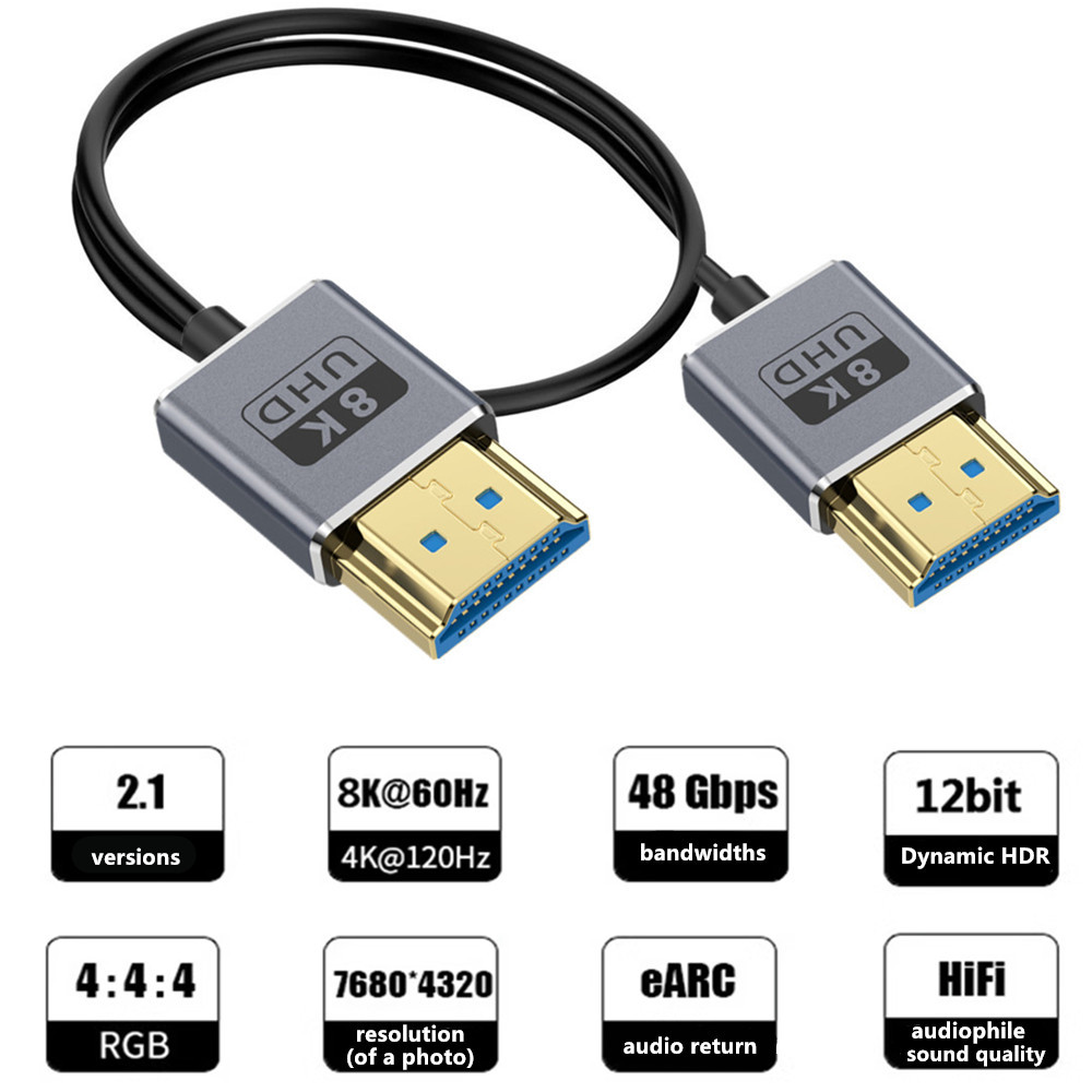 Hdmi Cable 2.1 - Kabel HDMI 8K HDMI 2.1 Koaksial