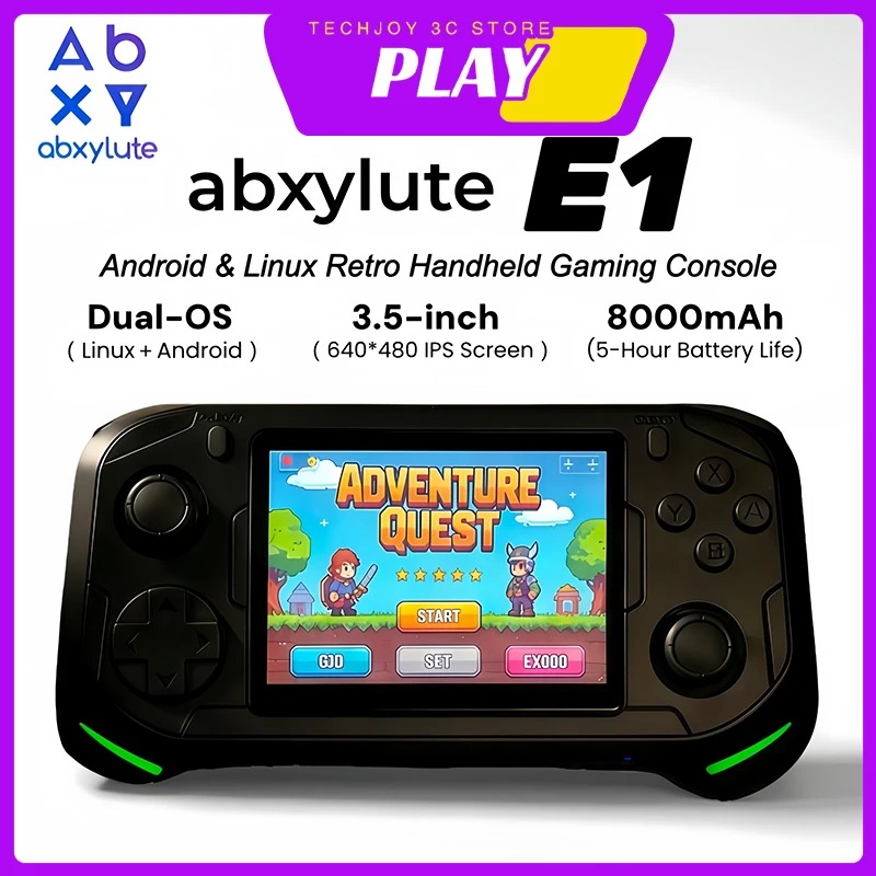 Gaming Console Os - Konsol Game Genggam Abxylute E1 RK3566