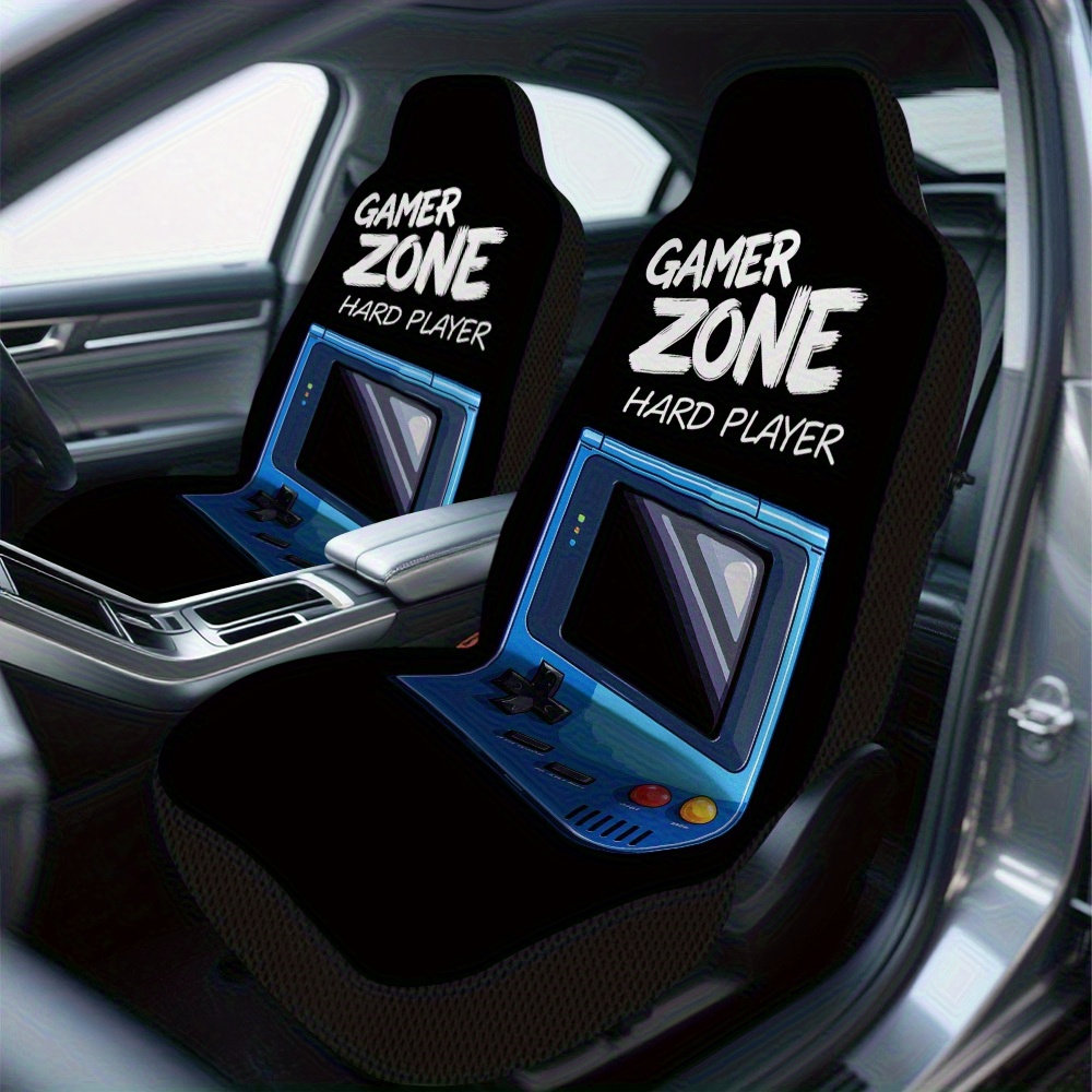 Gaming Console In Car - 2 buah, sarung jok mobil bermotif