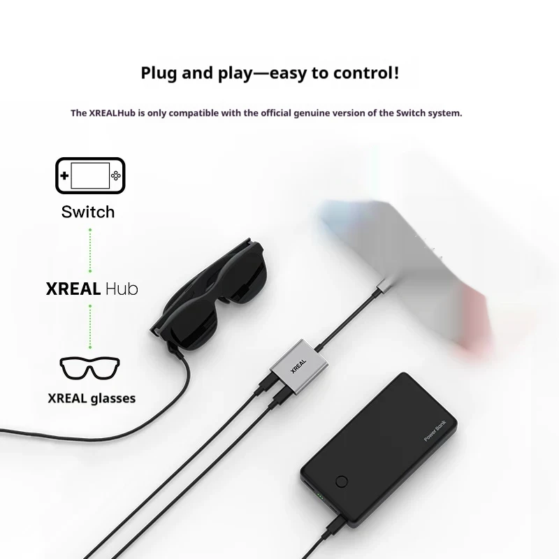 Adaptor USB-C XREAL Hub untuk  - Gaming Console In Car ulasan dan harga