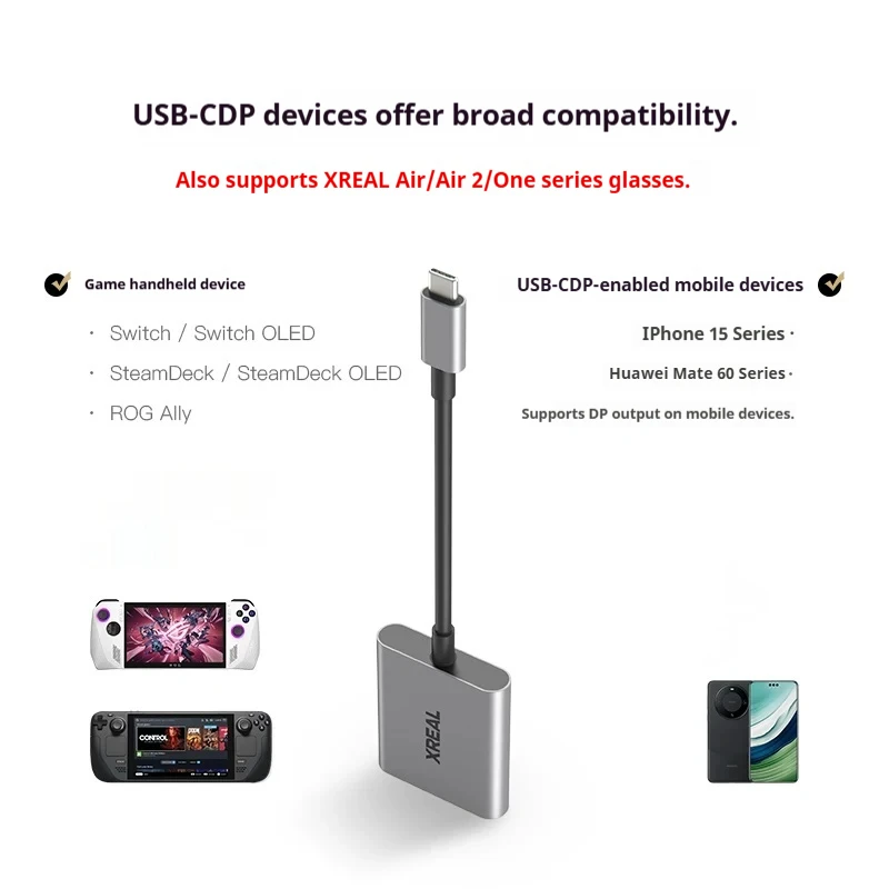 Adaptor USB-C XREAL Hub untuk  - Gaming Console In Car ulasan dan harga