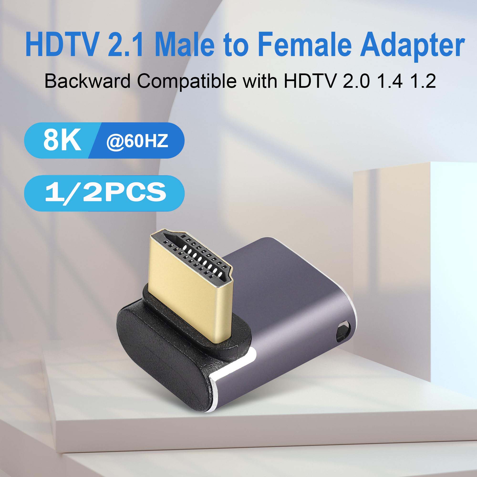 Adaptor HDMI 2.1 Sudut Kanan 9 - Hdmi Cable 2.1 ulasan dan harga