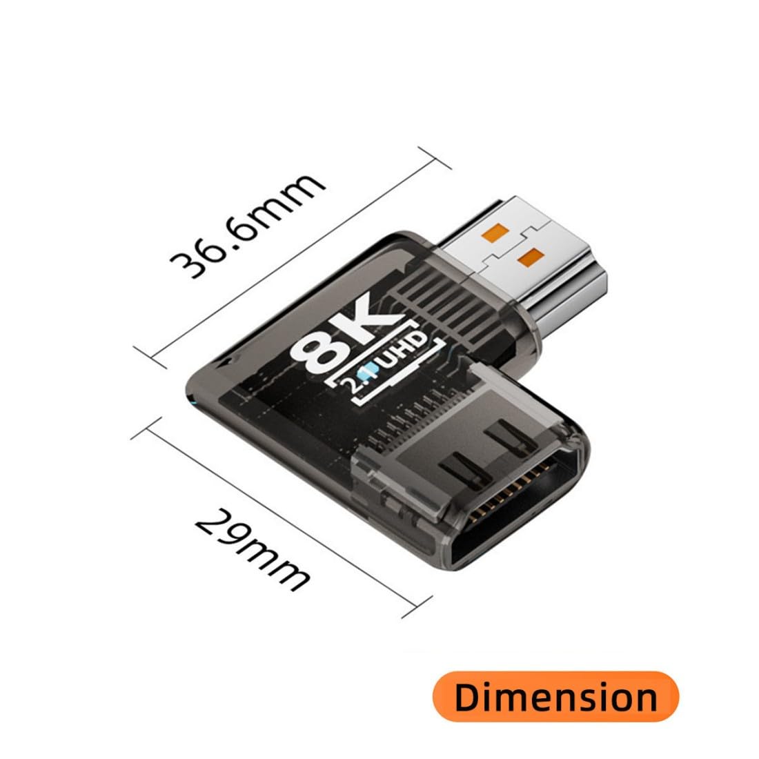 1-2 Buah Adaptor Ekstensi HDMI - Hdmi Cable 2.1 ulasan dan harga