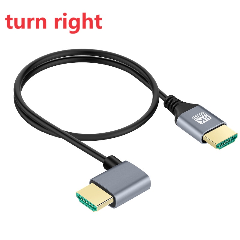 0.5 1M 90 Derajat Sudut Kiri/K - Hdmi Cable 2.1 ulasan dan harga