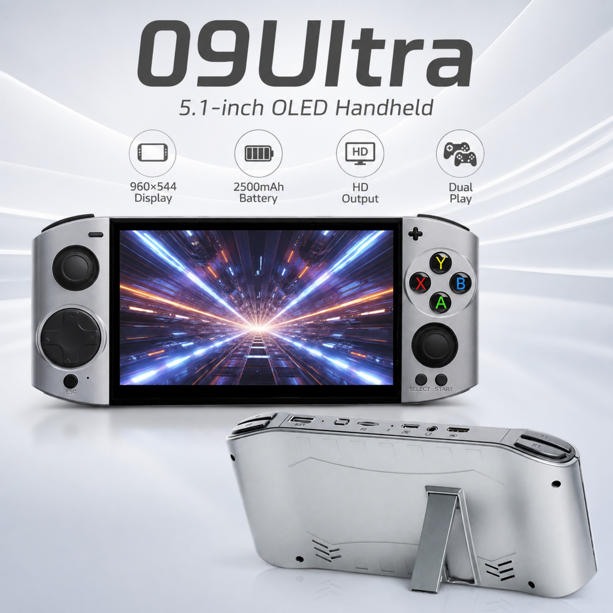 09 Ultra Konsol Game Genggam O - Gaming Console Os ulasan dan harga