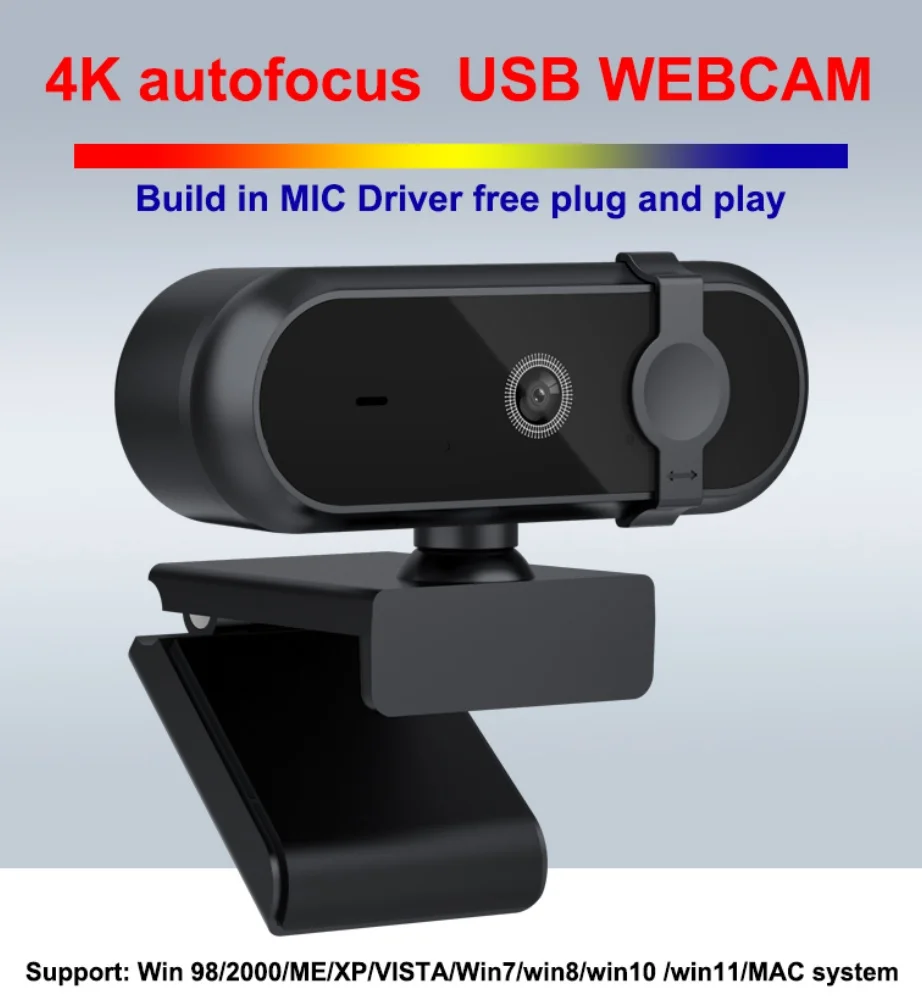 Webcam Autofokus 4K 2K 30fps M - Gaming Console Portable Pc ulasan dan harga