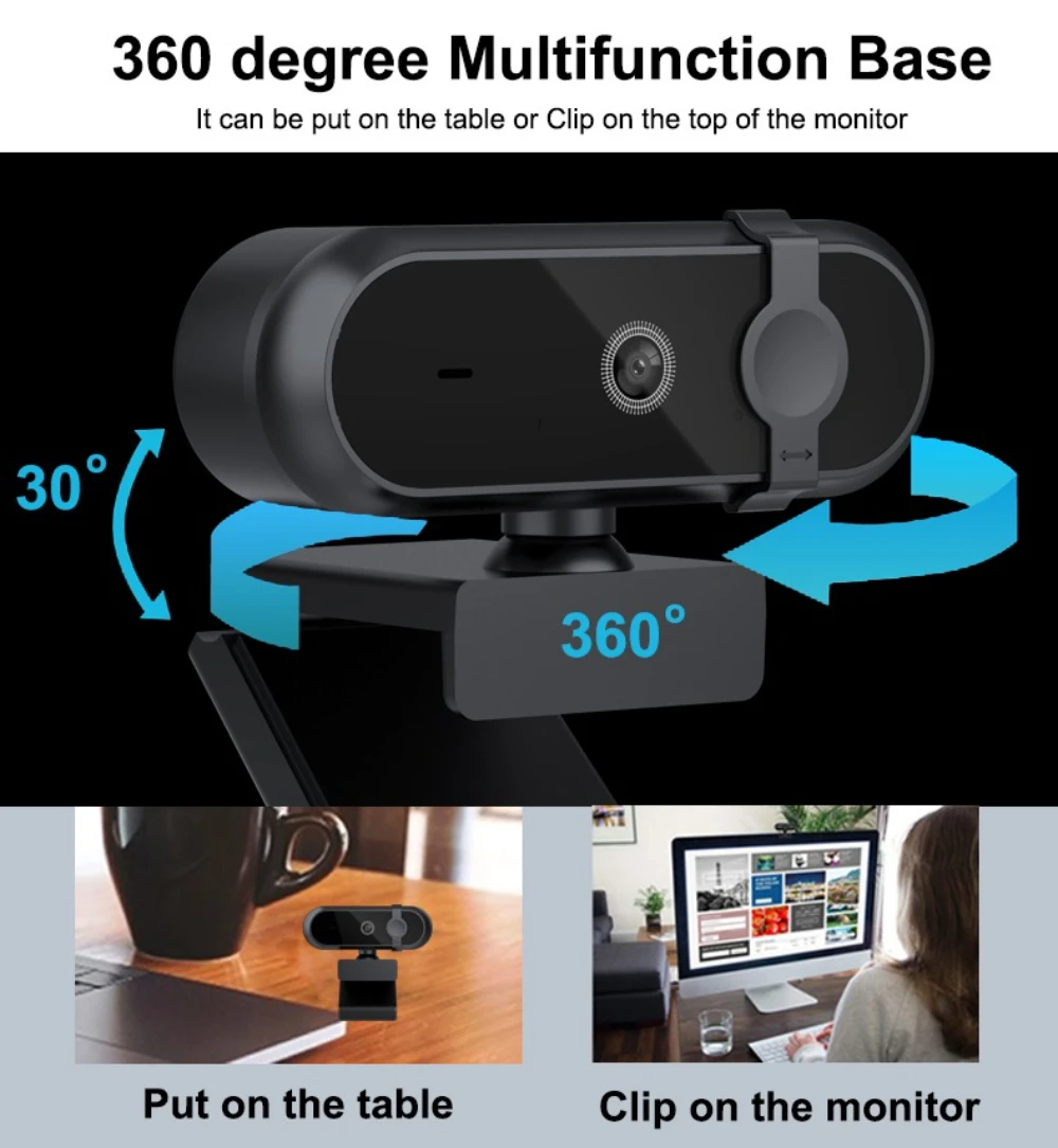 Webcam Autofokus 4K 2K 30fps M - Gaming Console Portable Pc ulasan dan harga