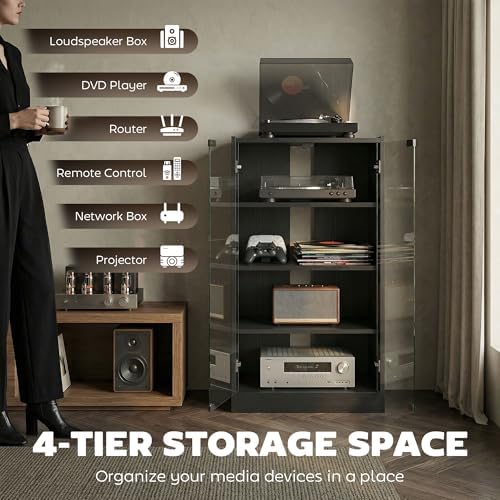 Kabinet Media, Kabinet Stereo  - Gaming Console Stand ulasan dan harga
