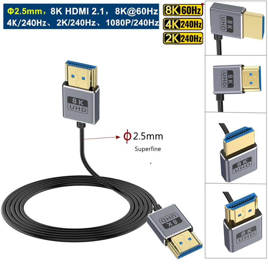 Kabel HDMI 8K HDMI 2.1 Koaksia - Hdmi Cable 2.1 ulasan dan harga