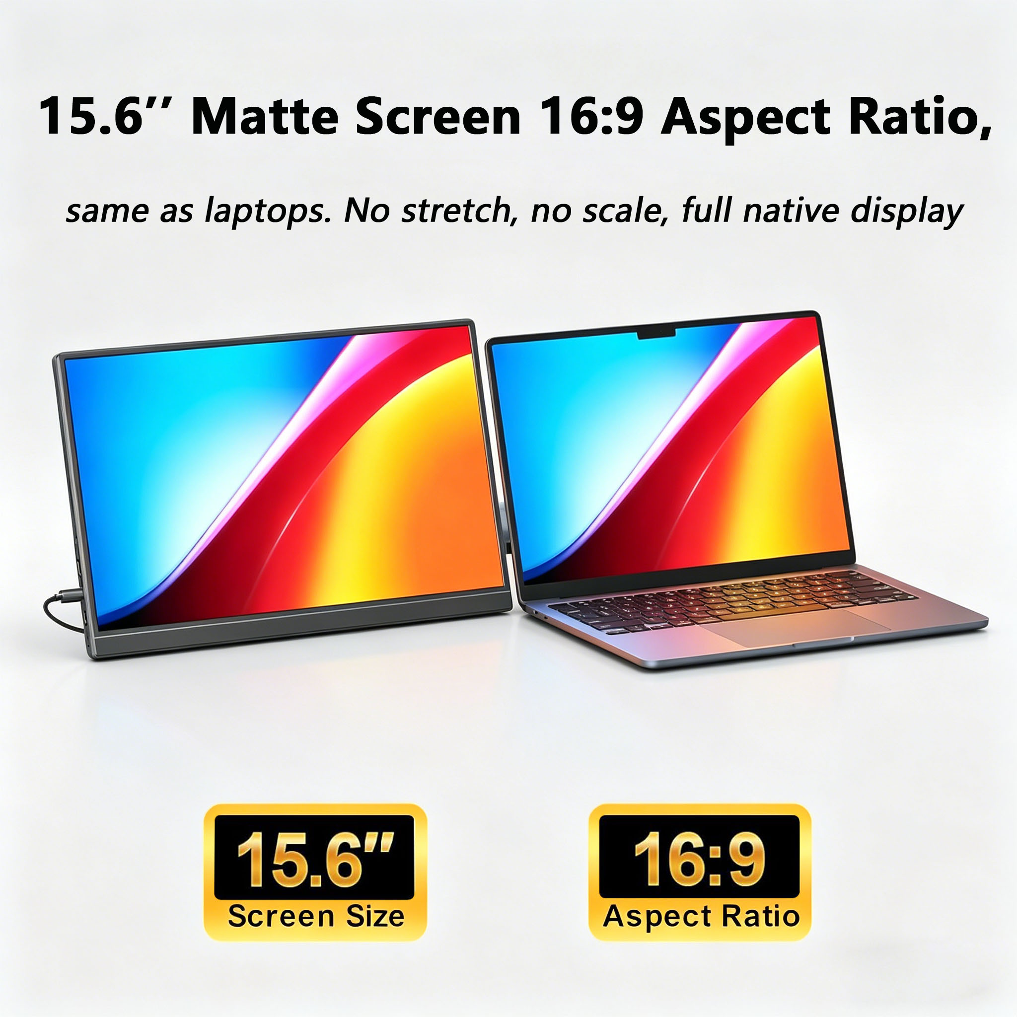 Monitor Portabel 15,6 Inci FHD - Gaming Console Portable Pc ulasan dan harga