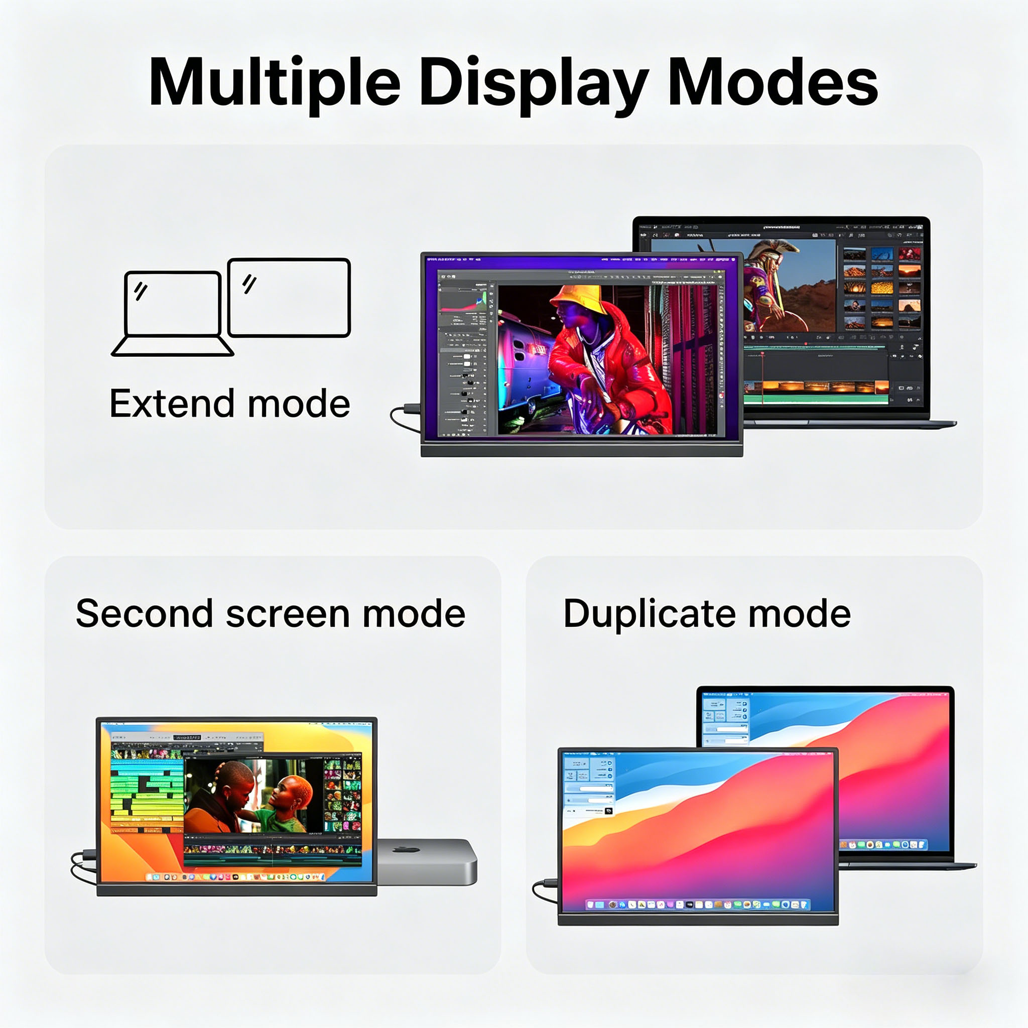 Monitor Portabel 15,6 Inci FHD - Gaming Console Portable Pc ulasan dan harga