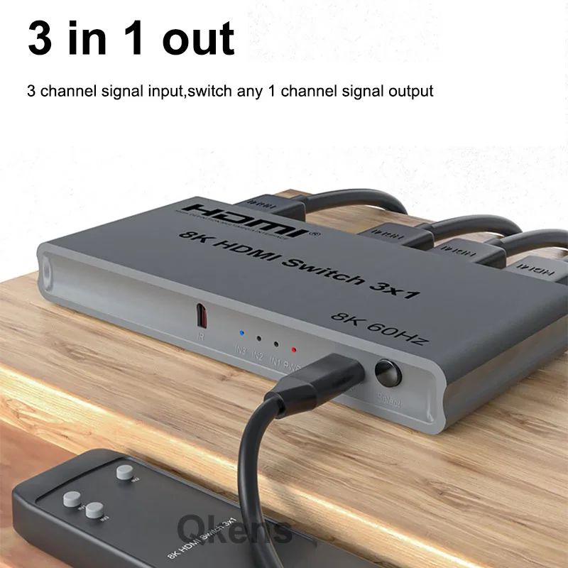 8K 60Hz 3x1 Auto Switch Cycle  - Hdmi Cable 2.1 ulasan dan harga