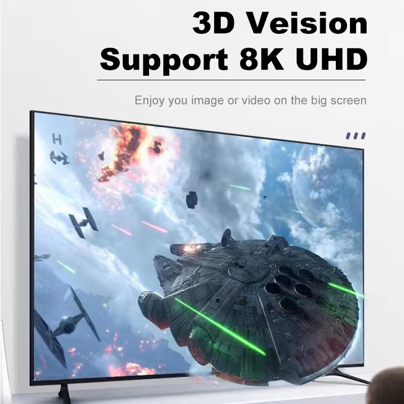 1 Buah 2 Buah HDMI Male Ke HDM - Hdmi Cable 2.1 ulasan dan harga