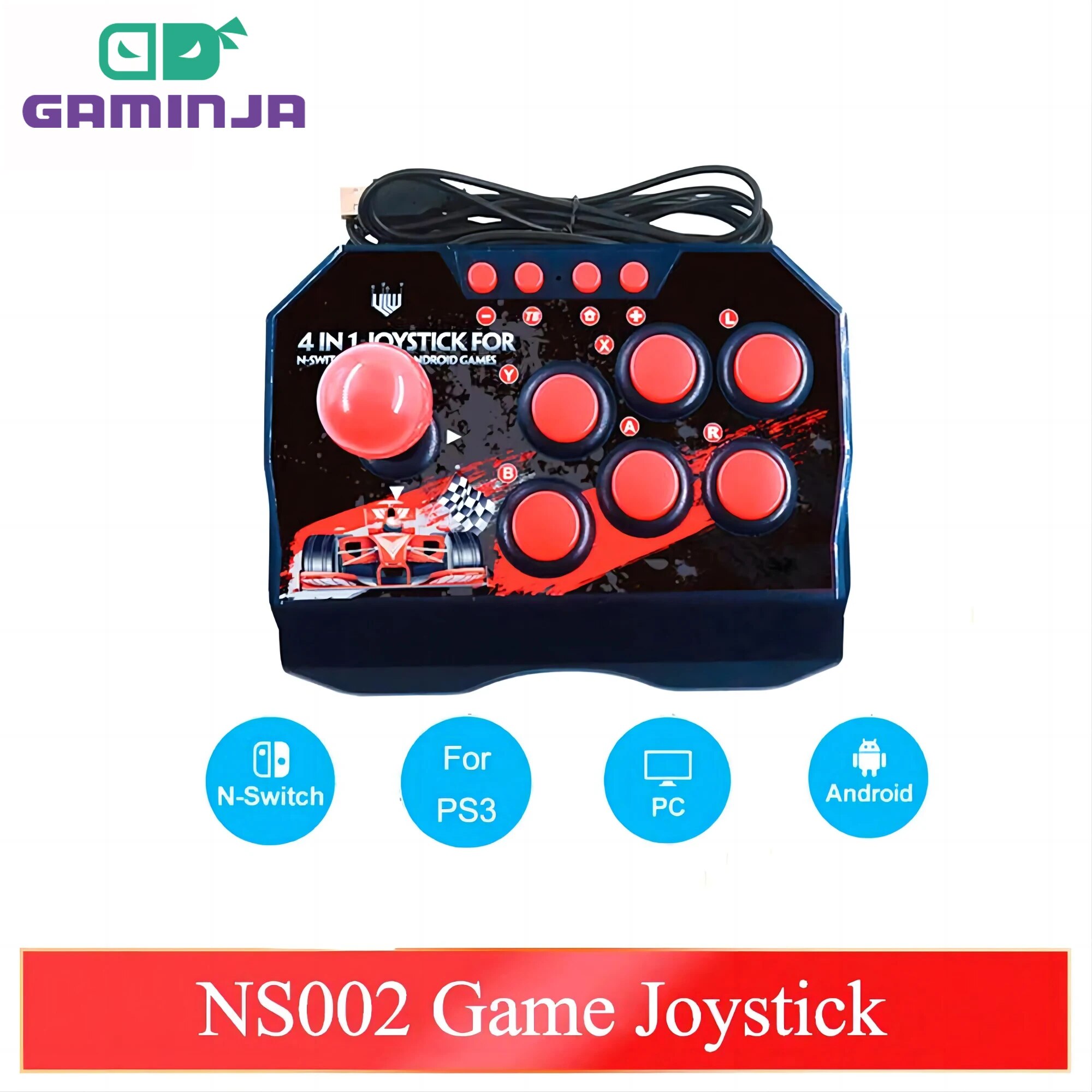 GAMINJA NS002 4 In 1 Retro Arc - Gaming Console Vintage ulasan dan harga