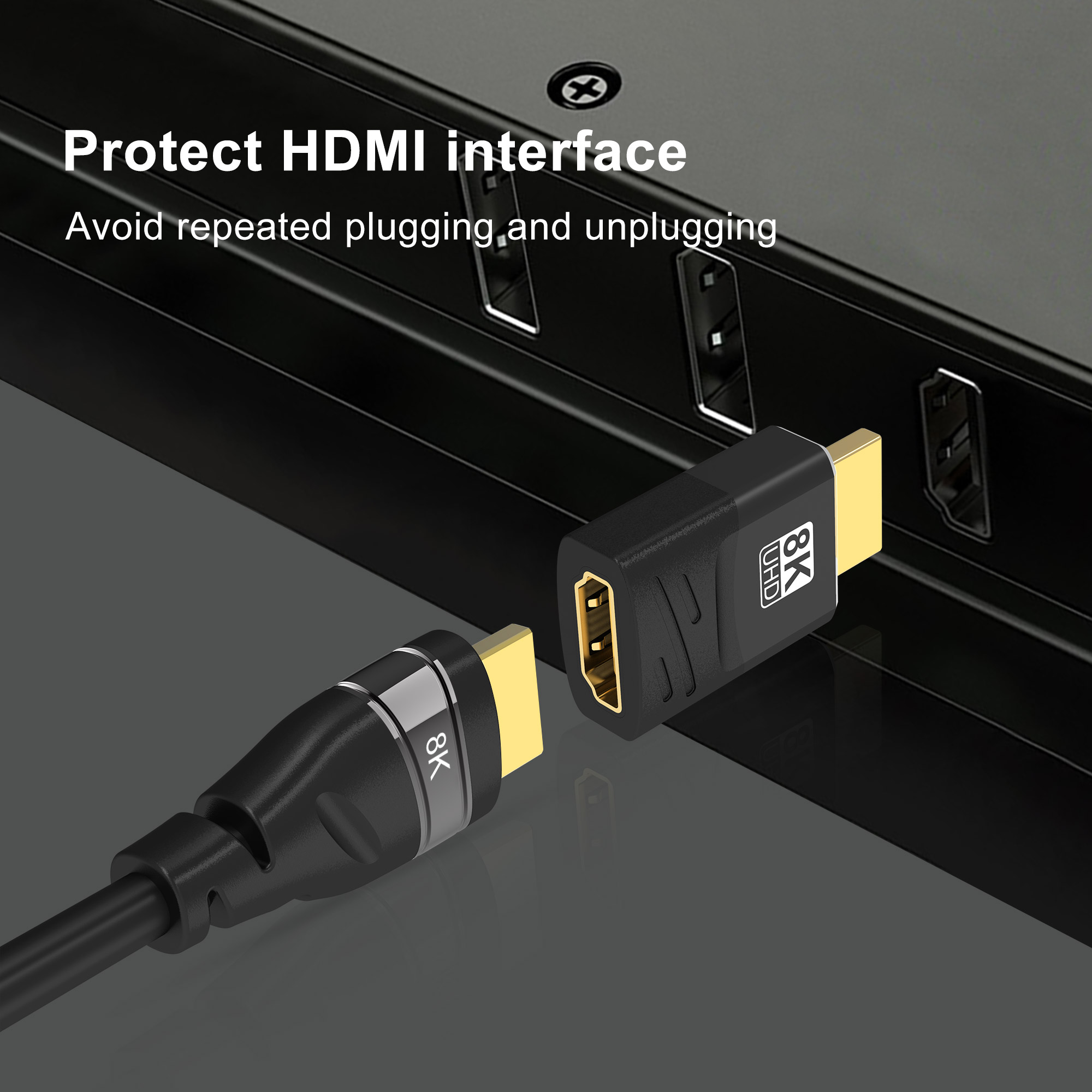 Adaptor Konektor HDMI 2.1 8K M - Hdmi Cable 2.1 ulasan dan harga