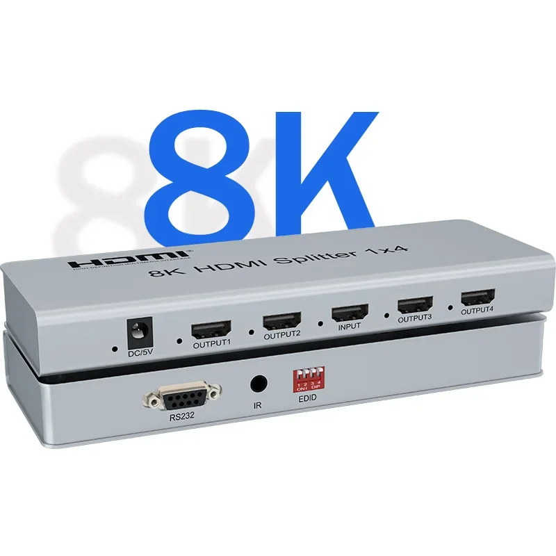 Pemisah 2.1 HDMI 8K, 1x2 1x4 8 - Hdmi Cable 2.1 ulasan dan harga